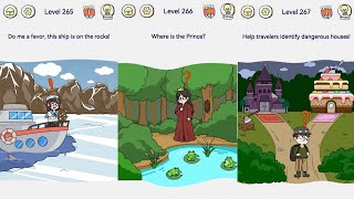 Brain Out 2 - Level 265, 266, 267 Gameplay Solution