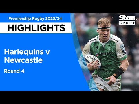 Harlequins v Newcastle Falcons Highlights | 2023-24 | Premiership Rugby