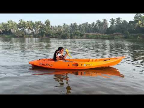 Janisha kayaking