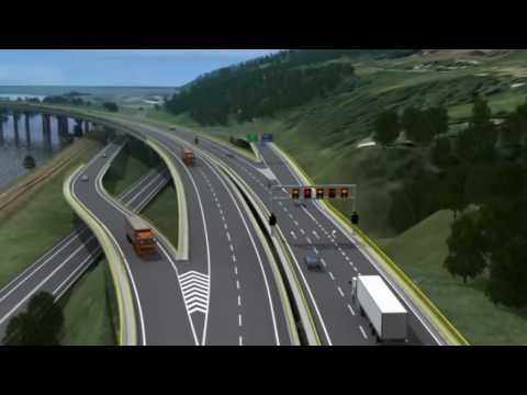 Vizualizácia stavby D3 Žilina, Strážov - Žilina, Brodno