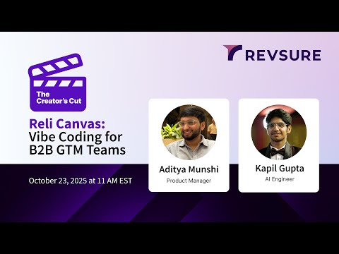 LinkedIn Live- Reli Canvas  Vibe Coding for B2B GTM Teams