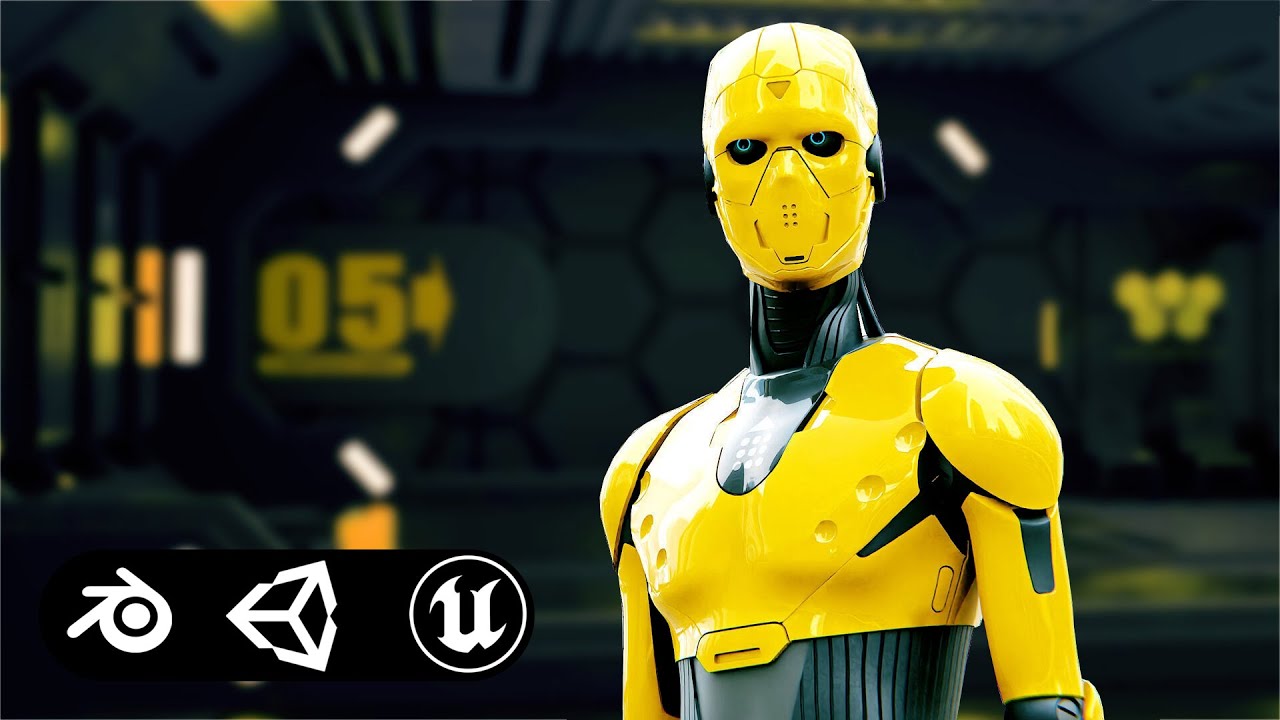 I-Homo 02 Auto-Rig Pro Rigged For Mixamo Unreal Engine Unity 3D Model