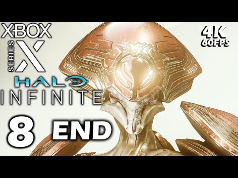 Halo Infinite Gameplay Walkthrough Part 8 "ENDING"  (Xbox Series X 4K 60FPS) - No commentary