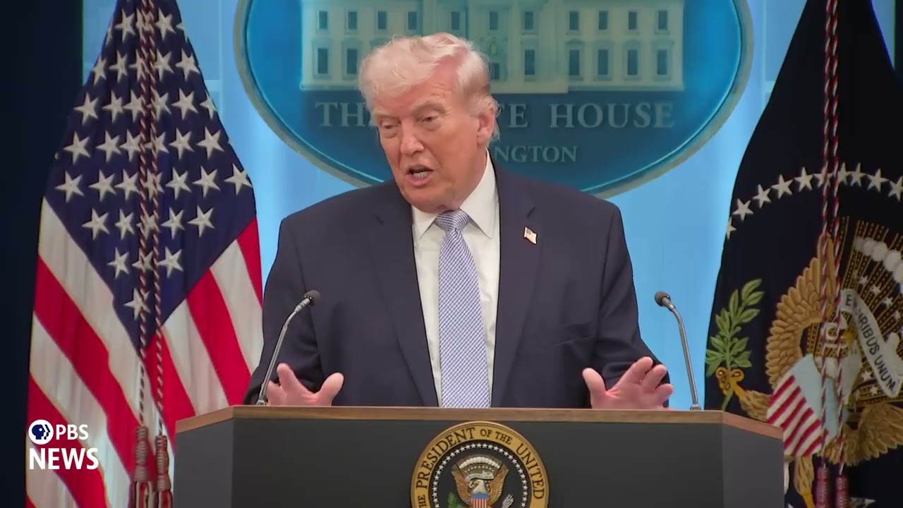 WATCH: Asked about critics questioning his mental health, Trump says U.S. needs more people like him