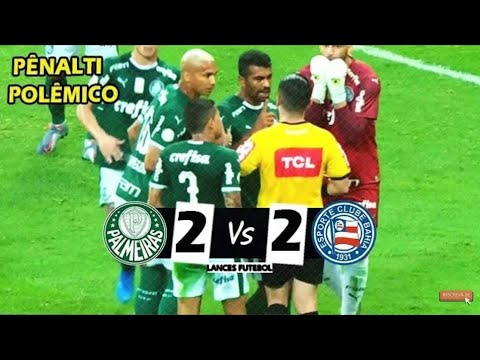 Palmeiras 2 x 2 Bahia - TEVE PÊNALTI POLÊMICO ! Melhores Momentos (COMPLETO) - Brasileirão 2019