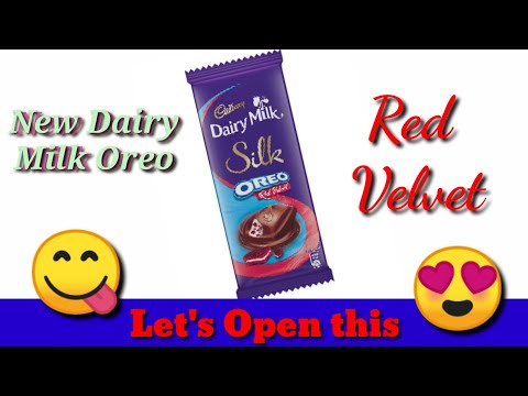 New Cadbury oreo red velvet let's open and try | new chocolate oreo red velvet by Cadbury review