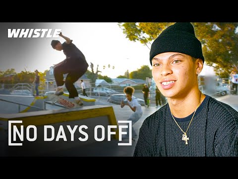 19-Year-Old INSANE Skateboarder Practices 12 HOURS A Day! 😱
