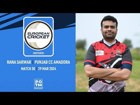 POTM Match 30: R.Sarwar - PNJ vs CK | Highlights | ECS Portugal, 2024 | 29 Mar 2024 | ECS24.175