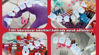 Tıbbi laboratuvar teknikleri hakkında merak edilenler✨ Sperm inceliyor