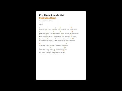 Em Plena Lua De Mel - Rasta Chinela