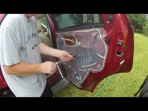 2008 Ford Escape window Motor and Regulator assembly install