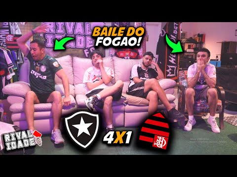 React Botafogo 4x1 Flamengo | Melhores momentos | Gols | Brasileirão