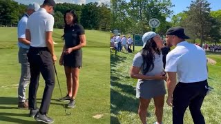 STEPH CURRY and AYESHA CURRY GETTING COZY at the MEMORIAL TOURNAMENT