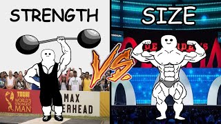 Strength Vs Size (What