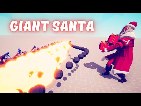 GIANT SANTA CLAUS vs EVERY UNITS - Totally Accurate Battle Simulator