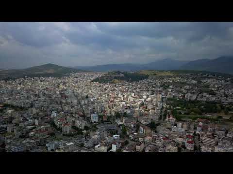 Lamia-Greece and the castle hill - Mavic Pro aerial footage