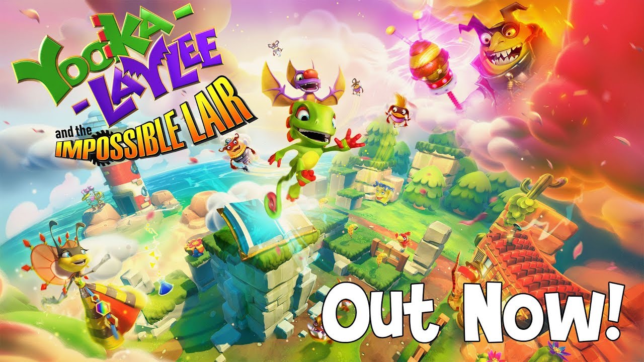 Yooka-Laylee and the Impossible Lair - Launch Trailer (Nintendo Switch, PS4, Xbox One, Steam & GOG) - YouTube