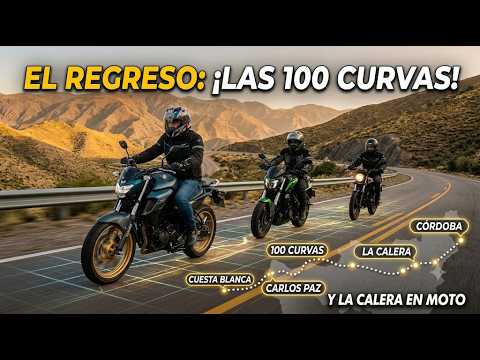 ¿EL MEJOR CAMINO DE REGRESO? 🏍️ De Cuesta Blanca a Córdoba por las 100 Curvas
