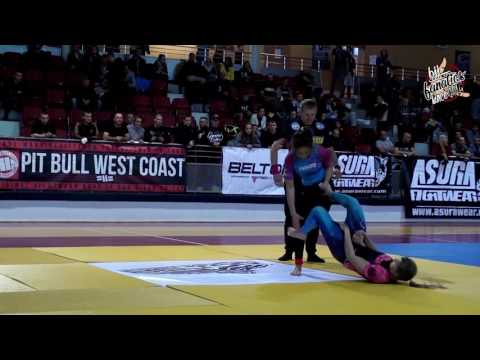 VI PUCHAR POLSKI NO-GI JJ 2016 #Purpurowe pasy/-62,0KG ::Zofia Szawernowska x Asia Adamczak::