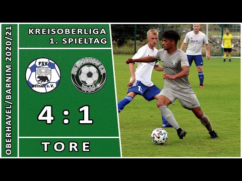 FSV BERNAU II - SG STORKOW 4:1 - Tore [KOL 2020/21 - 1. Spieltag]