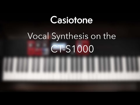 Sintezatorius Casio CT-S1000V video
