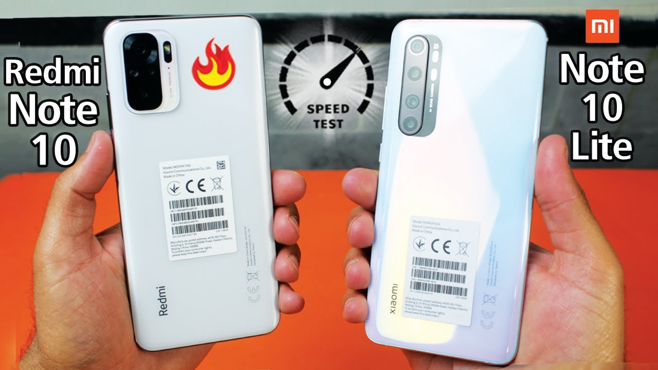 Redmi Note 10 vs Mi Note 10 Lite - Speed Test & Comparison!