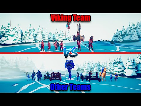Viking Team VS Other Teams! | Totally Accurate Battle Simulator