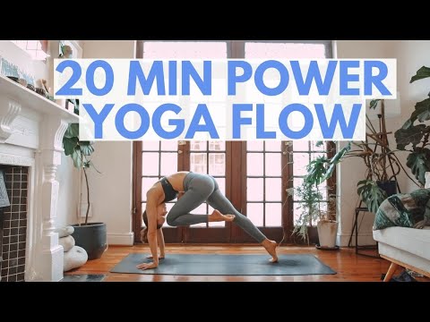20 Minute POWER FLOW: Yoga Workout CORE + LOWER BODY Focused Yoga Flow🔥