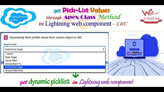Fetching picklist values dynamically through apex class method and display selected value in LWC