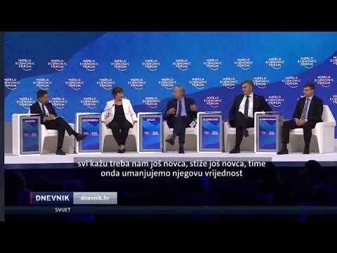 Plenković "zvijezda' u Davosu...A Pusićka : Ovcaaa bila ,ovcaaa ostala...Meni je ovo bljak..