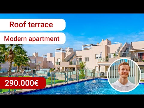 🏠 Beautiful topfloor apartment with roof terrace in Sol Park, Torrevieja | Ref Sol2521