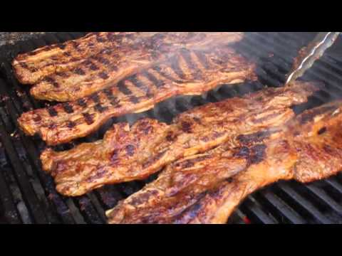 Korean-Style Beef Short Ribs -- Grilled Flanken-Style Beef Short Ribs