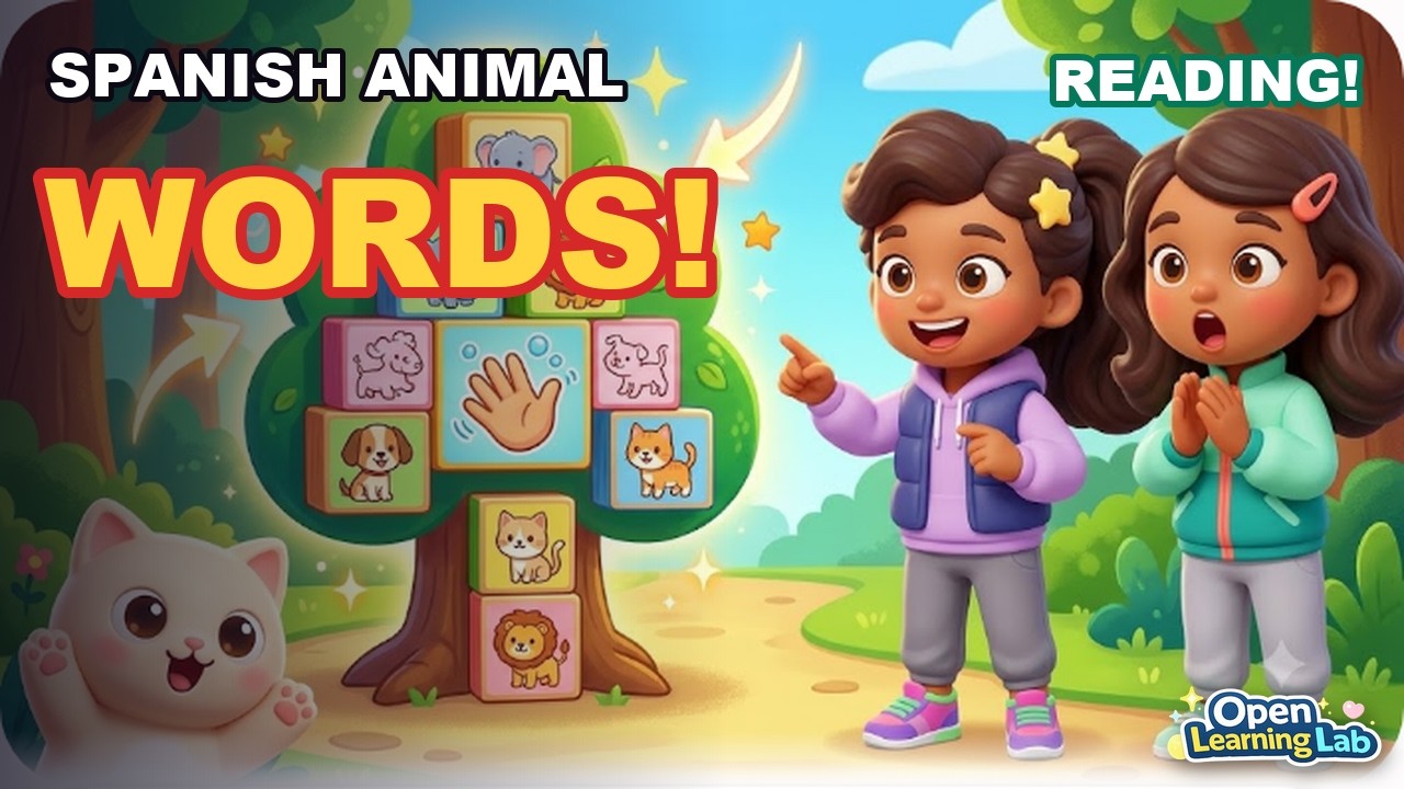 Spanish Animal Words: Say Hello in Spanish | ELA for Kids