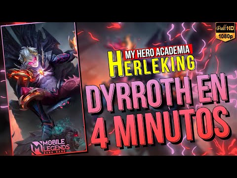 DYRROTH IN 4 MINUTES IMPROVED 👹 How to use Dyrroth, Dyrroth Guide, Dyrroth tutorial 🚀 MLBB SPANISH
