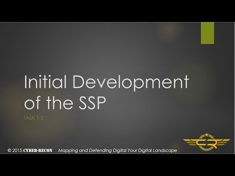 Task 1-2 SSP Initiation