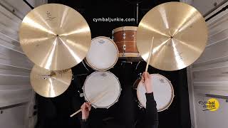 Video thumbnail for Istanbul Mehmet 22" Nostalgia 50's ride cymbal (2316g) SOLD HD 1080p by Cymbal Junkie
