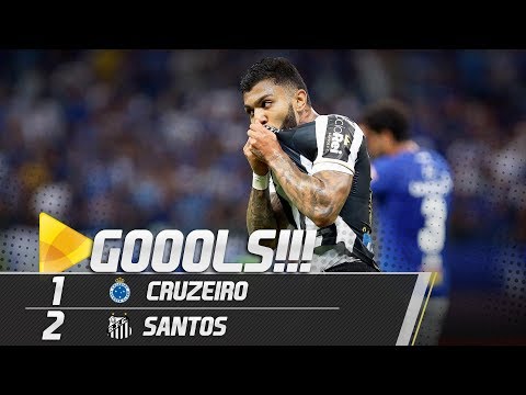 Cruzeiro 1 x 2 Santos | GOLS | Copa do Brasil (15/08/18)