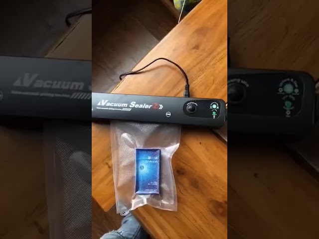 آلة تغليف للبلاستيك بتفريغ الهواء أسود 388غم