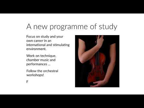 New programme of study at Accademia Perosi