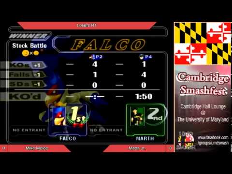 UMD Smashfest 2/14/14 - MikeMelee vs Mada Jr Losers R2