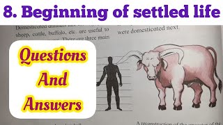 5th Std - Evs 2 - Chapter 8 Beginning of settled life questions and answers - Maharashtra board