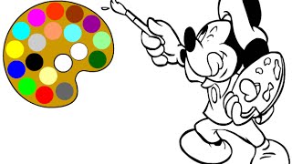 Free Mickey Mouse Coloring Pages For Kids - Mickey Mouse Coloring Pages
