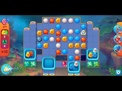 Fishdom. 8571 one shot 🎯 level