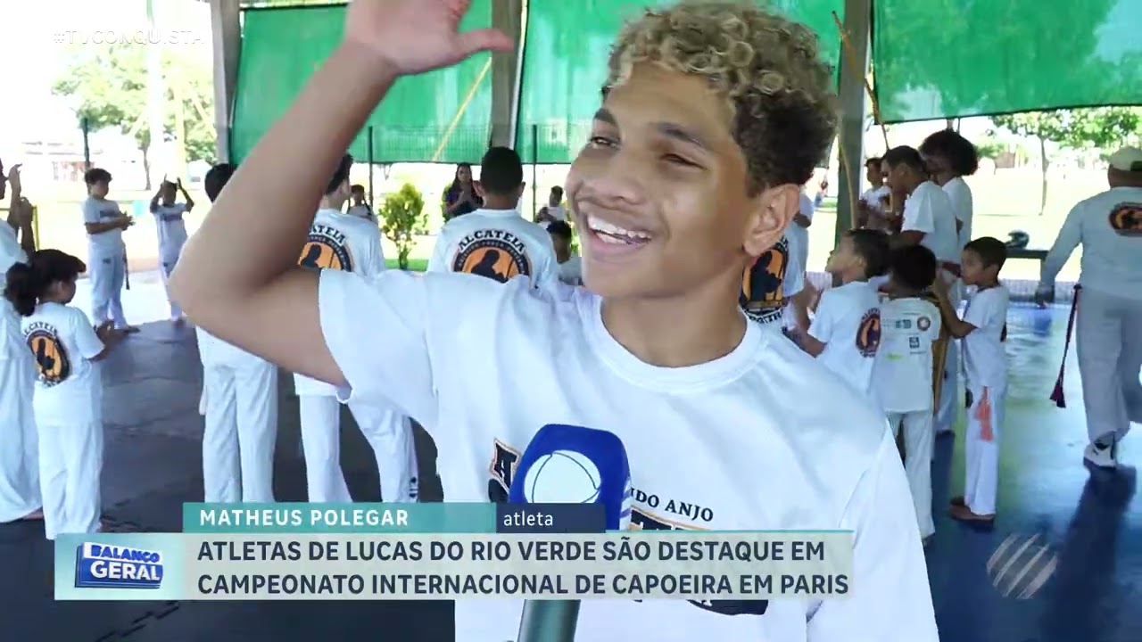 Lucas do Rio Verde brilha em Paris: atletas conquistam pódio na capoeira