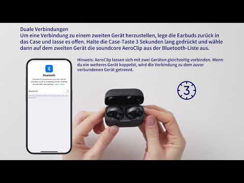 So verbindest du die soundcore AeroClip mit einem neuen Gerät