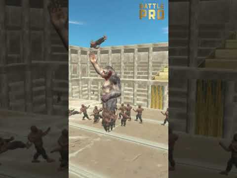 Goro The Giant vs 39 Bold Billy - Animal Revolt Battle Simulator