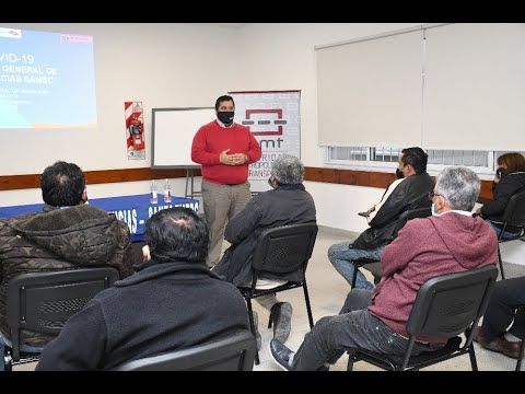 Se dictó el segundo curso de Covid-19 y RCP para taxistas y remiseros