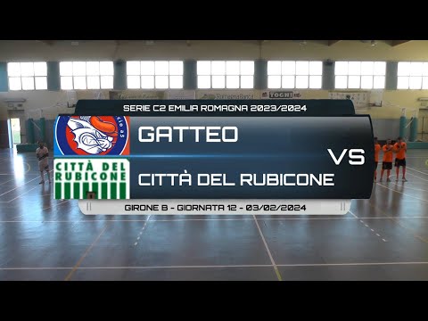 GATTEO VS CITTÀ DEL RUBICONE  - SERIE C2 EMILIA ROMAGNA 2023/2024 GIRONE B GIORNATA 12 - 03/02/2024