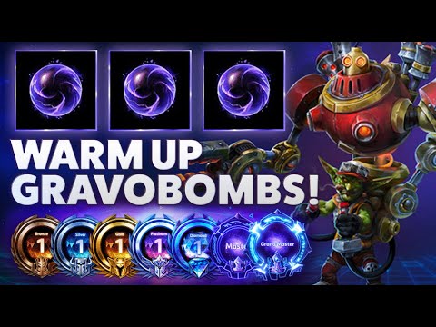 Gazlowe Gravobomb - WARMUP GRAVOBOMBS! - BRONZE TO GRANDMASTER ADVENTURES