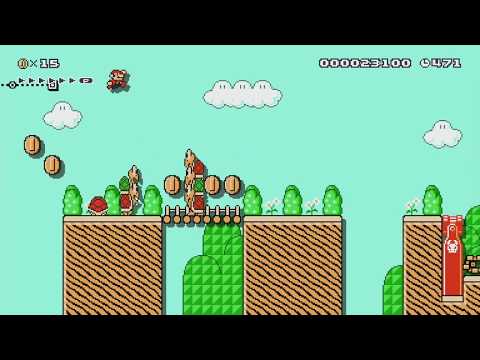 Scrolling-Valley by Fabian - Super Mario Maker - No Commentary 1bn